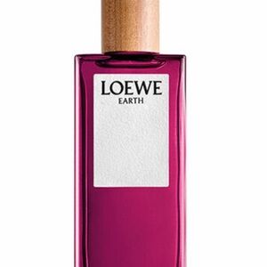 Loewe Earth Fragrance - glass flask in a bright shade of Mauve Bottle